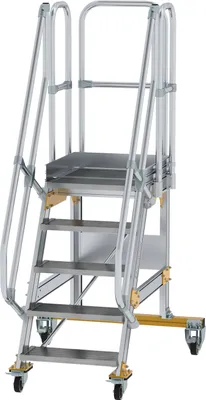 Produktbild von MUNK Plattformtreppe fahrbar 60° Stufenbreite 600mm 5 Stufen