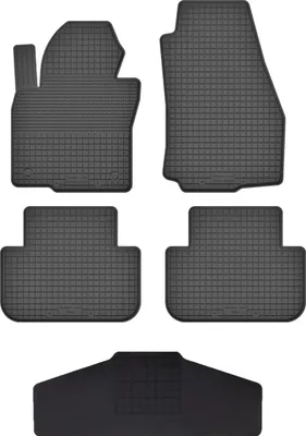 Produktbild von Gummi Fußmatten Set Für: Mitsubishi Pajero Ii (1991-1999) Gummimatten Schwarz