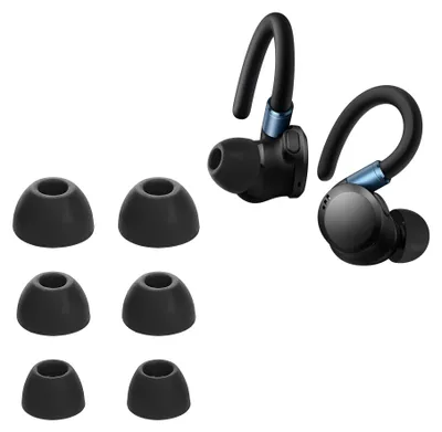 Produktbild von kwmobile 6x Polster kompatibel mit Anker Soundcore Sport X20 - 3 Größen - Silikon Ohrstöpsel In-Ear Kopfhörer