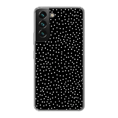 Produktbild von MuchoWow® Handyhülle Schutzhülle Hülle für Samsung Galaxy S22 Plus Polka dots - Schwarz - Weiß Silikon Softcase Handy Hülle - Schutzabdeckung