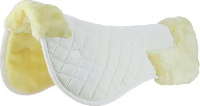 Produktbild von Riding World Logo Halfpad Weiß Pony Weiß Pony