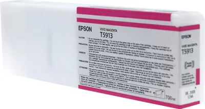 Image de Epson Cartouche d'encre magenta vif T 591 700 ml T 5913