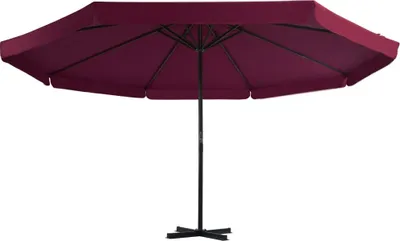 Obrázek produktu pro vidaXL Slunečník s hliníkovým stožárem 500 cm Bordeaux Red