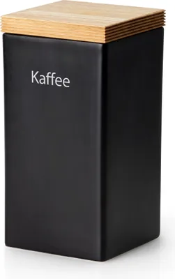 Obrázok produktu pre CONTINENTA, dóza na potraviny, keramika, 1200 ml, čierna, 10x10x20,5 cm, kód: 3714, EAN: 4017167371405