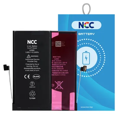 Produktbild von NCC Prime Ersatzakku Ersatzakku Akku Batterie 2406 mAh für iPhone 13 Mini A2628 & Werkzeug