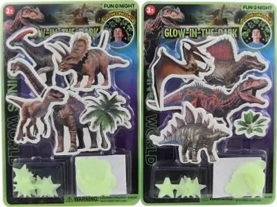 Zdjęcie produktu dla Podświetlane dinozaury z naklejkami