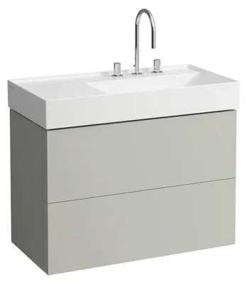 Produktbild von LAUFEN Kartell Waschtischunterbau 88 cm mit 2 Auszügen