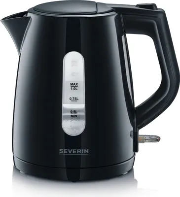 Produktbild von SEVERIN WK 3410 - 1 l - 2200 W - čierna - indikátor hladiny vody - ochrana proti prehriatiu - bezdrôtová