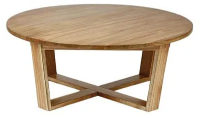Produktbild von Couchtisch Mindi Holz Ø100 cm modern
