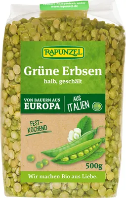 Produktbild von Rapunzel 186020, 500 g, 302 kcal, 1274 kJ, 22,9 g, 1,4 g, 0,065 g