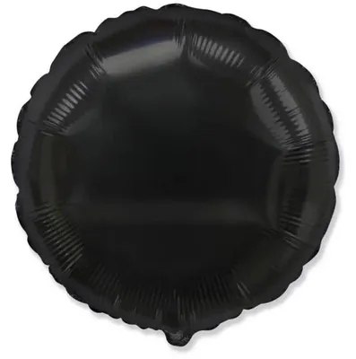Obrázek produktu pro Černý fóliový balónek ve tvaru srdce, 45 cm - Flexmetal
