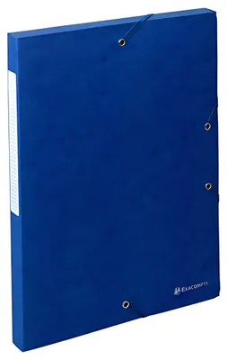 Produktbild von Exacompta Archivbox Rücken 25mm mit Etikett aus Manila Karton 600g Scotten Nature Future, Blau, Pappe, A4, Porträt, 240 x 320 x 25 mm, Papier
