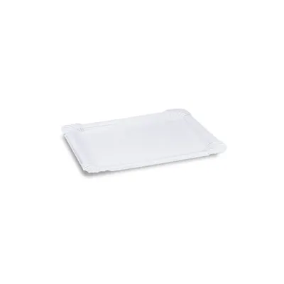 Produktbild von 250x BIONATURE Pappteller aus Frischfaser 20 x 16,5 cm fettdicht weiß