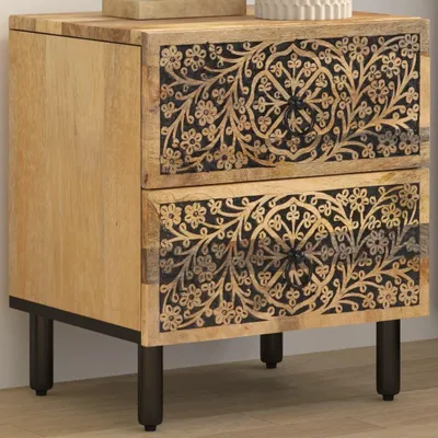Obrázok produktu pre vidaXL Nočný stolík 40x33x46 cm z masívneho dreva mango