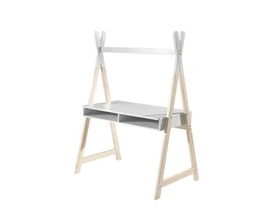Image de Bureau enfant Vipack Kiddy Tipi blanc/naturel