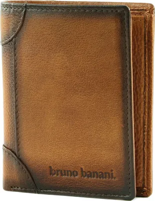 Image de bruno banani Cuir porte-monnaie Wallet Cognac brun