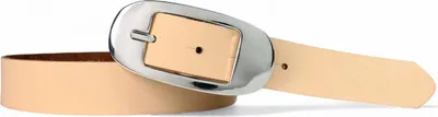 Produktbild von Ledergürtel Damen Echtleder 2,8 cm, Schnalle silber glänzend, FRONHOFER