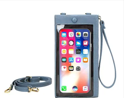 Produktbild von INF Touchscreen Handy Umhängetasche - Kunstleder Schultertasche für Smartphones