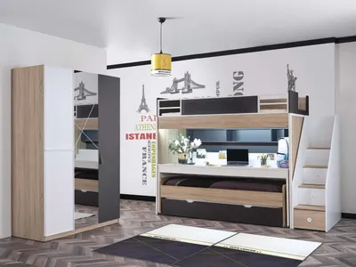 Produktbild von Etagenbett Centro 3 Schlafplätze