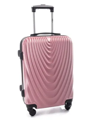 Zdjęcie produktu dla RGL 663 XL walizka podróżna abs na 4 kółkach rozmiar: XL kolor: rose red