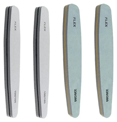 Obrázok produktu pre Sada pilníkov na nechty, 4 kusy, hrubosť 100/180 a 220/280