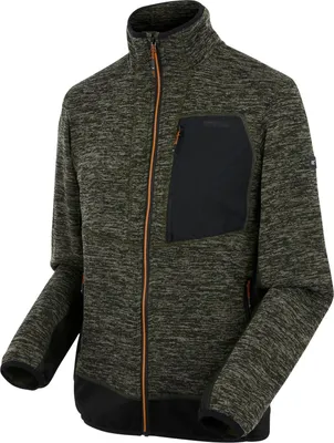 Produktbild von Regatta Strickfleecejacke Herren Baslinn, Größe:L, Farbe:Oliv