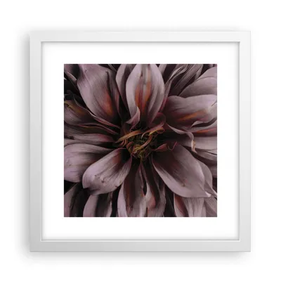 Produktbild von Gerahmtes Poster - Weißer Rahmen - Blumenstrauß Künstlerisch Blume - 30x30 cm - Wand Bild - Wanddeko - Wandbilder - Kunstposter - Wandposter - Bilderrahmen - Bilder - Kunstdruck - P2WAC30x30-5019