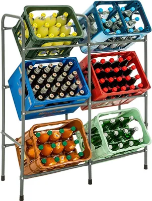 Produktbild von Stojan na prepravky na nápoje 96 x 33 x 116 cm