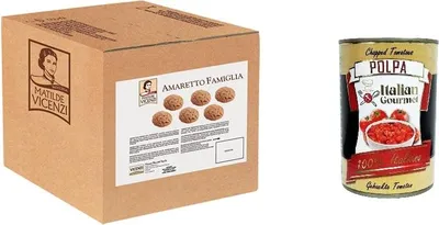 Produktbild von Matilde VIcenzi Amaretti Box 2kg+ Italian Gourmet polpa 400g