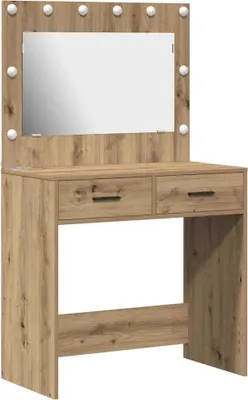 Zdjęcie produktu dla vidaXL Toaletka Artisan dąb 78,5 x 41 x 135 cm Materiał drewnopochodny