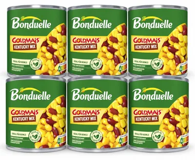 Immagine prodotto di Bonduelle Goldmais Kentucky Mix con fagioli fini 170g confezione da 6 pezzi