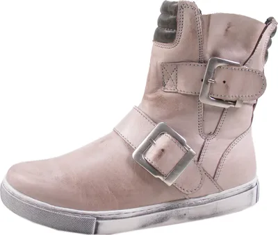 Produktbild von Andrea Conti Damen Stiefelette Leder Boot sportlich Riemen Schnalle 0346833, Größe:39 EU, Farbe:Grau