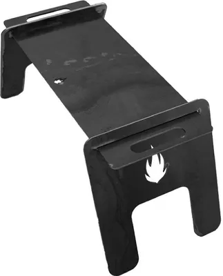 Produktbild von Feuerplatte Grillplatte to go + Halterung 50 x 20 cm