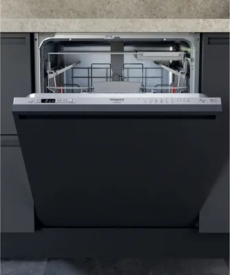 Obrázek produktu pro Hotpoint HIC 3C41 CW, Plně vestavěné, Plná velikost (60 cm), Stříbrná, Knoflíky, LED, Studený