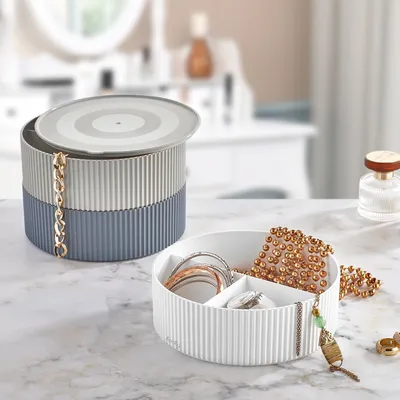 Obrázok produktu pre Evila Originals, Leoda- HBR1112, antracitová,|,biela, vložky a organizéry do zásuviek, 100% plast