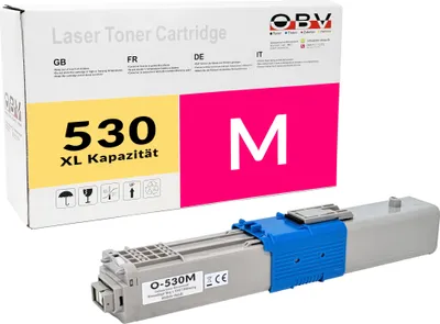 Produktbild von Kompatibel 44469723 OBV Toner für OKI C510 C530 MC561 5000 Seiten, magenta