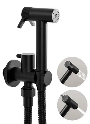 Bidet Handbrause für WC, Dual-Modus, Messing, Wandmontage, 1,2 m Schlauch