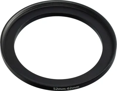 Produktbild von vhbw Step-Up-Ring Adapter 52mm - 62mm für Kamera Objektiv - Filteradapter, Metall Schwarz