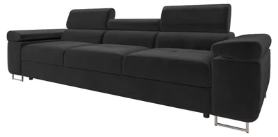 Produktbild von MIRJAN24 Sofa Torezio 3, Couch mit Einstellbare Kopfstützen,  3-Sitzer, Wohnzimmer, 263x102x70-90 cm (Farbe: Polo 897)