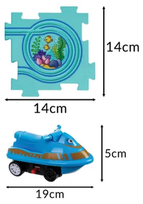 Obrázok produktu pre Interaktívna skladačka: podmorský svet s dopravnými značkami