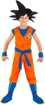 Produktbild von Goku Saiyan – Dragon Ball Z Anime Jungenkostüm 128