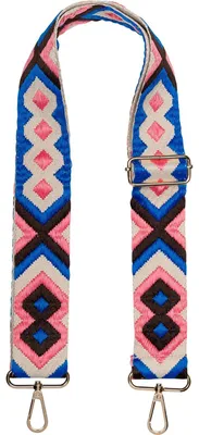Produktbild von styleBREAKER Taschen Schulterriemen verstellbar mit buntem Ethno Muster, Wechsel Taschengurt, Karabiner, Handyband 02013024