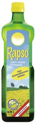 Zdjęcie produktu dla Czysty olej rzepakowy Rapso z kontrolowanych upraw w Austrii 750ml
