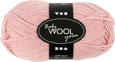 Image de Creativ Company Baby Garn Dusty Pink, 172m
