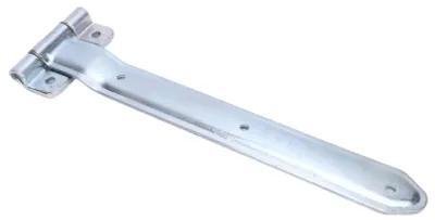 Image de Sangle de charnière de porte de remorque pour remorques fermées latéralement, avec décalage de 40 cm, pièces métalliques pliées, pour remorques utilitaires et camping-cars