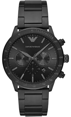 Produktbild von Emporio Armani Mario Chronograph Edelstahl Schwarz AR11242