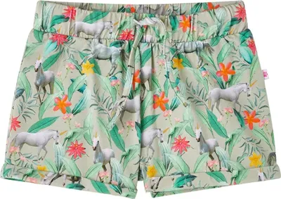 Produktbild von Kindershorts mit Kordelzug Hellkhaki 116