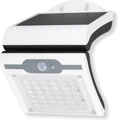 Image de Applique murale LED 20 W pour l'extérieur, étanche, avec détecteur de mouvement, à énergie solaire