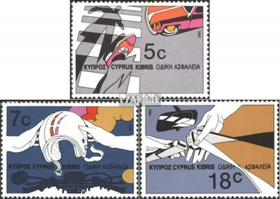 Produktbild von Briefmarken Zypern 1986 Mi 666-668 (kompl.Ausg.) postfrisch Verkehrssicherheit