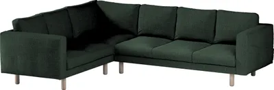 Produktbild von Dekoria Bezug für Norsborg 5-Sitzer Ecksofa, dunkelgrün, Norsborg 5-Sitzer Ecksofabezug